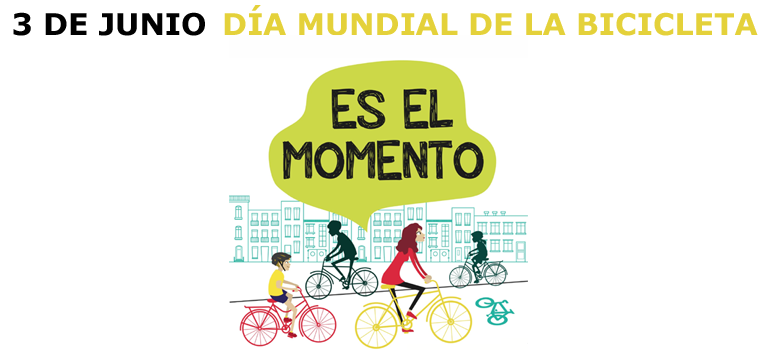 El día 3 de junio se celebra el día mundial de la bicicleta